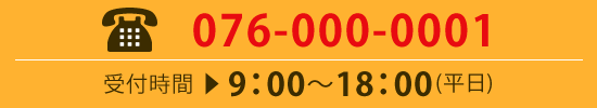 電話番号:076-000-0001